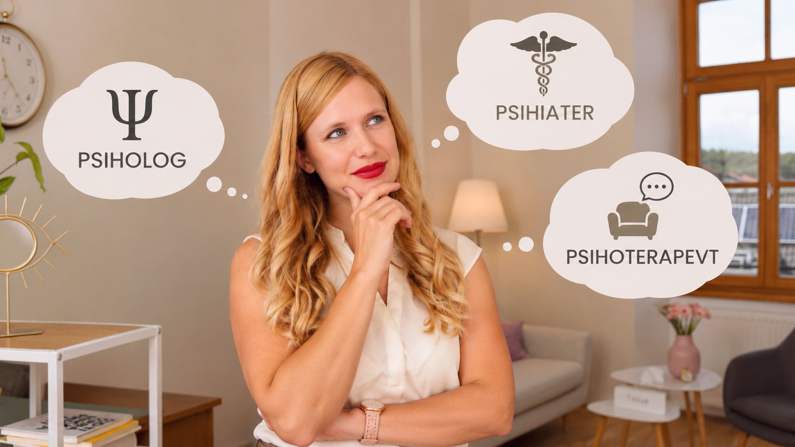 Razlika med psihologom, psihiatrom in psihoterapevtom